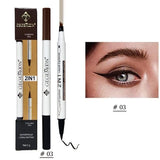 2 In 1 Gegemoon Liquid Eyebrow & Eyeliner | Long Lasting Liquid Eyeliner & Eyebrow Pencil