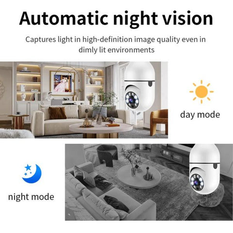 Cctv – 1080p Full Hd Cctv Camera -cctv Camera Wifi – Wifi Smart Camera – Wifi Camera -home Security Camera – Smart Camera Wifi – Cctv Wifi – Wifi Camera Bulb Socket – Security Camera For Home Wifi – Camera Cctv – Security Camera – Security Camera
