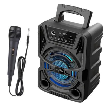 Outdoor Speaker Karaoke With Wired Microphone