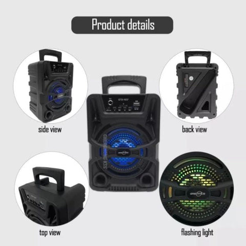 Outdoor Speaker Karaoke With Wired Microphone