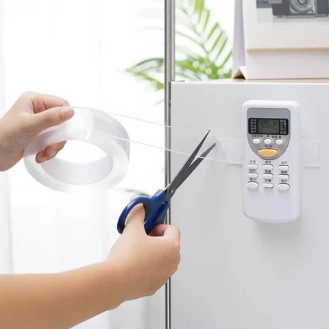 Nano Tape | 3M Double-Sided Transparent Tape | Reusable, Washable & Traceless Gel Grip for Home & Office