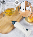 White Electric Rechargeable Coffee Beater – Versatile Milk, Mixing Machine ,juice, Coffee, And Egg Foamer, Ideal For Kitchen Accessories. Portable And Lightweight, Perfect For Cappuccino, Latte, Baking, And Smoothies.