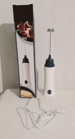 White Electric Rechargeable Coffee Beater – Versatile Milk, Mixing Machine ,juice, Coffee, And Egg Foamer, Ideal For Kitchen Accessories. Portable And Lightweight, Perfect For Cappuccino, Latte, Baking, And Smoothies.